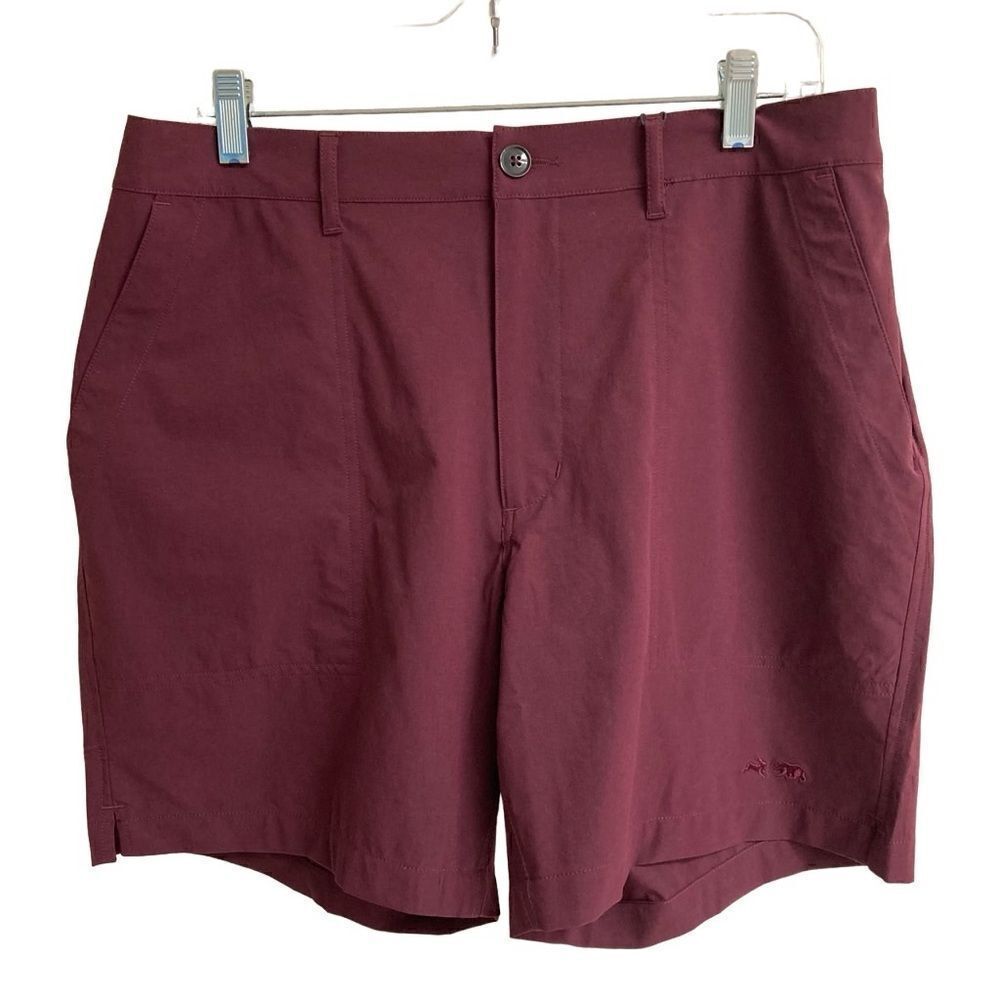 Taylor Stitch For Tracksmith The Traverse Short in Wine Purple Athletic …
